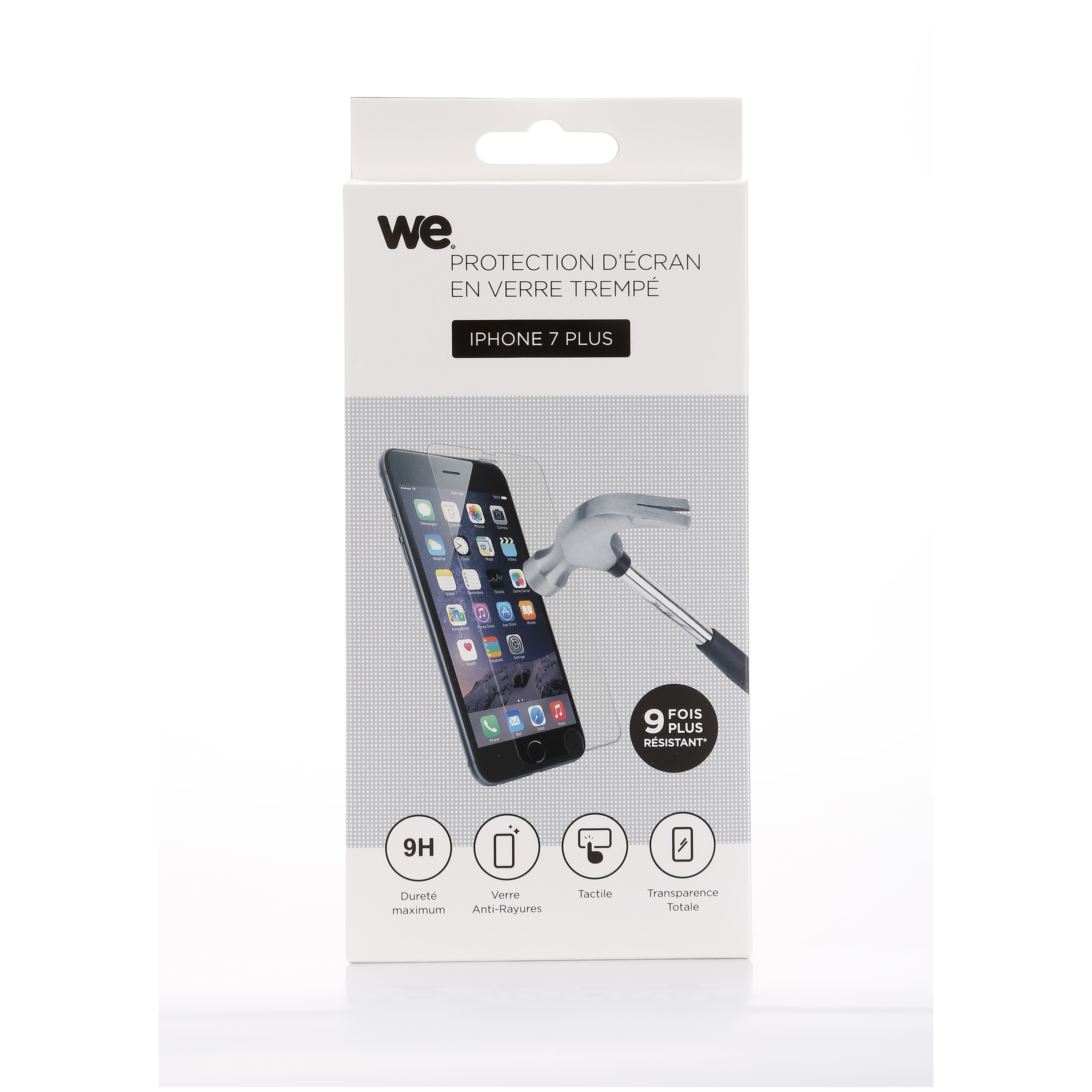Cellular Line Curved Tempered Glass Screen Protector For Samsung We Tempered Glass Screen Protector For iPhone 7 Plus