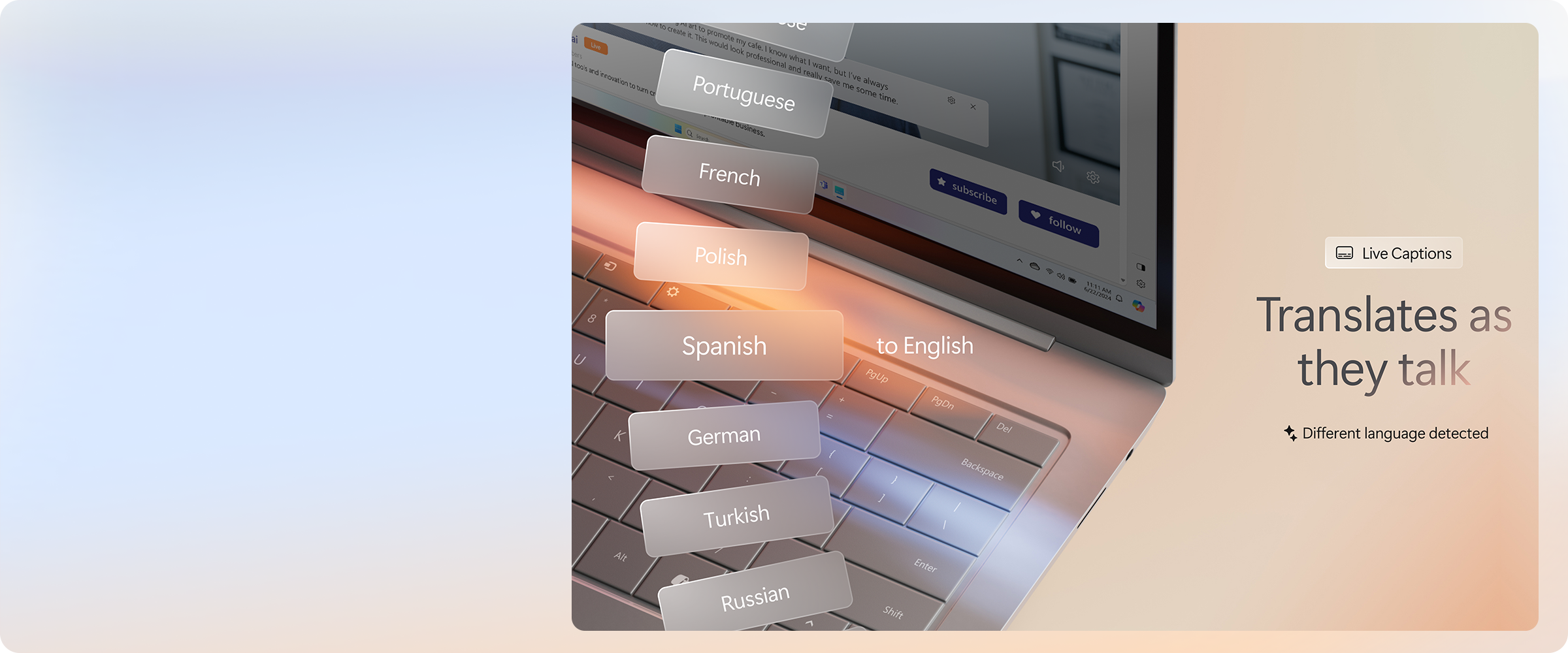 Connect with Live Captions