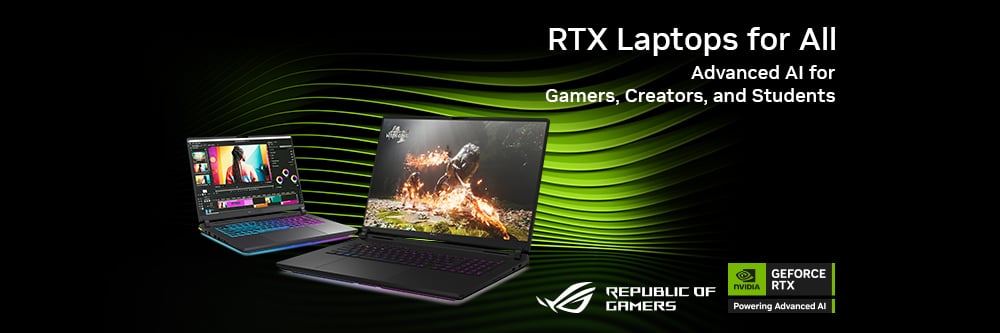 Asus NVIDIA RTX Laptops