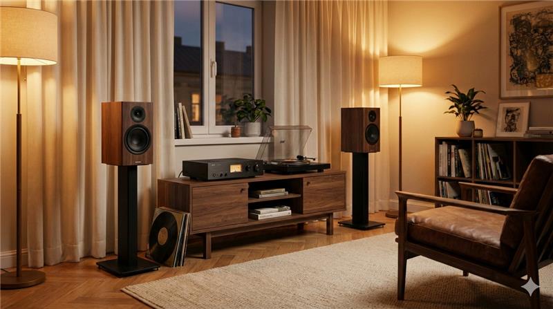 Hi-Fi system in a living room